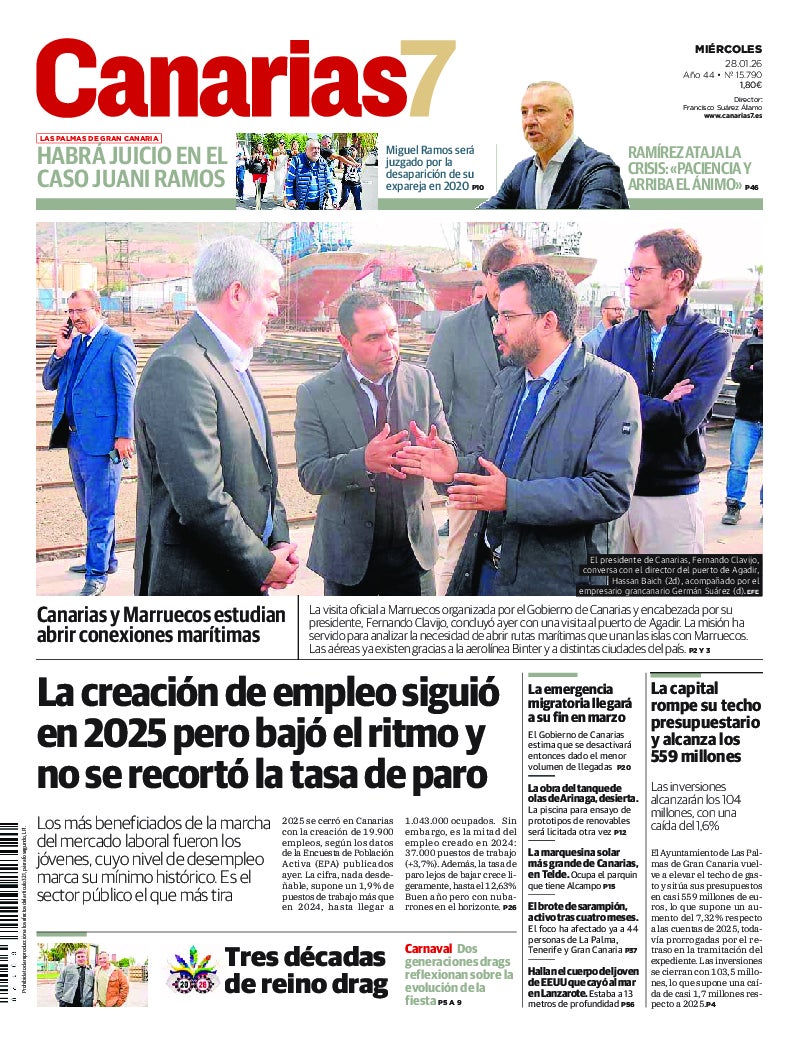 Portada Canarias7 28-01-2026