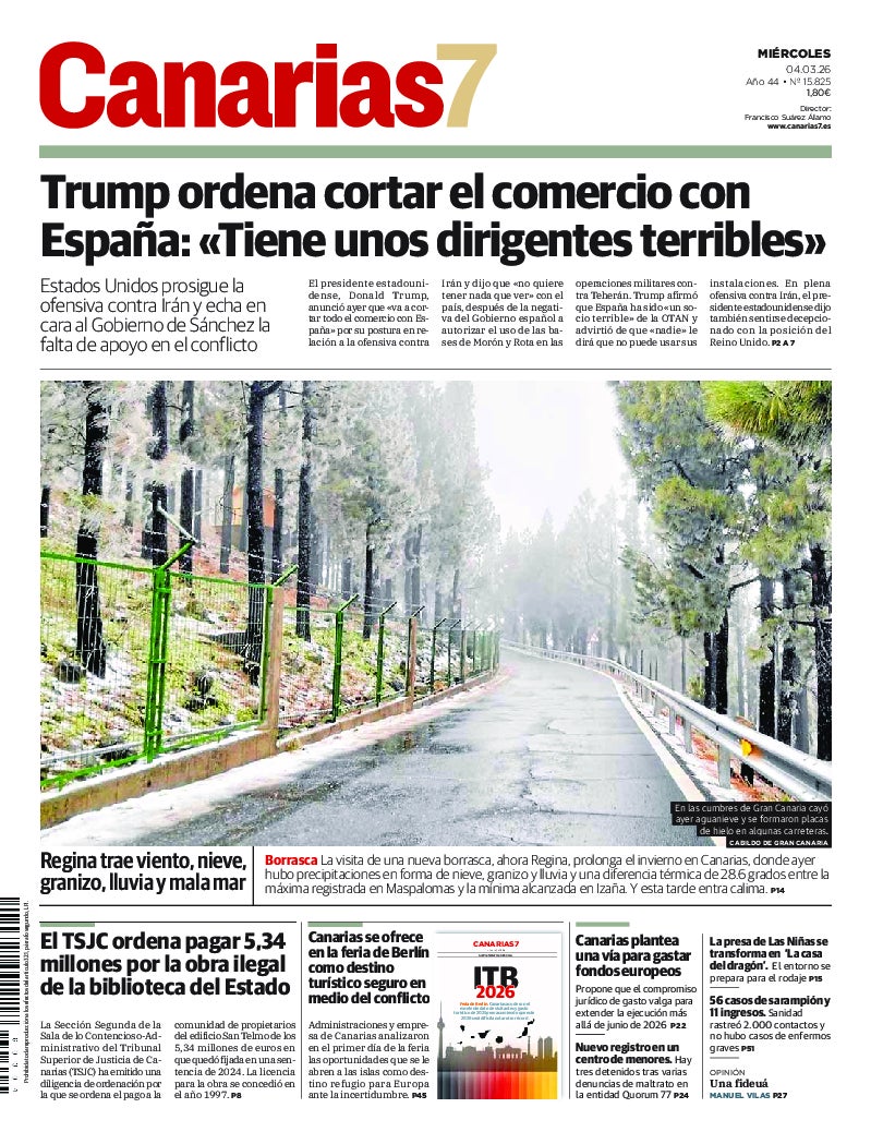 Portada Canarias7 04-03-2026