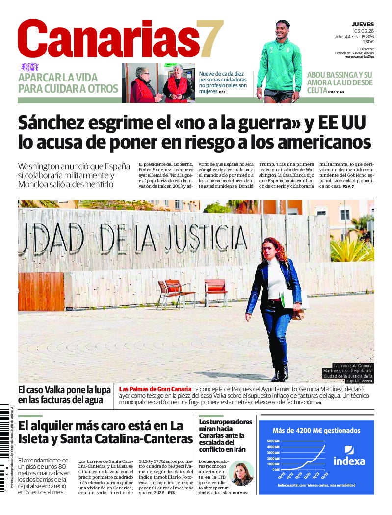 Portada Canarias7 05-03-2026