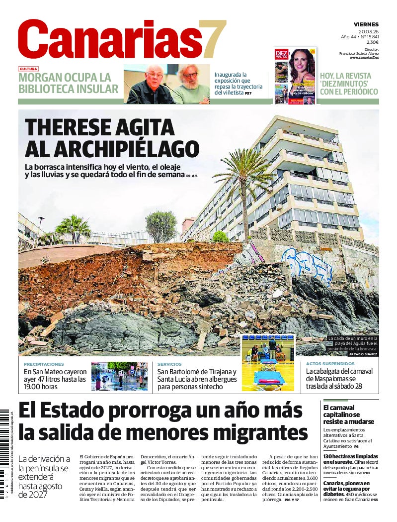 Portada Canarias7 20-03-2026