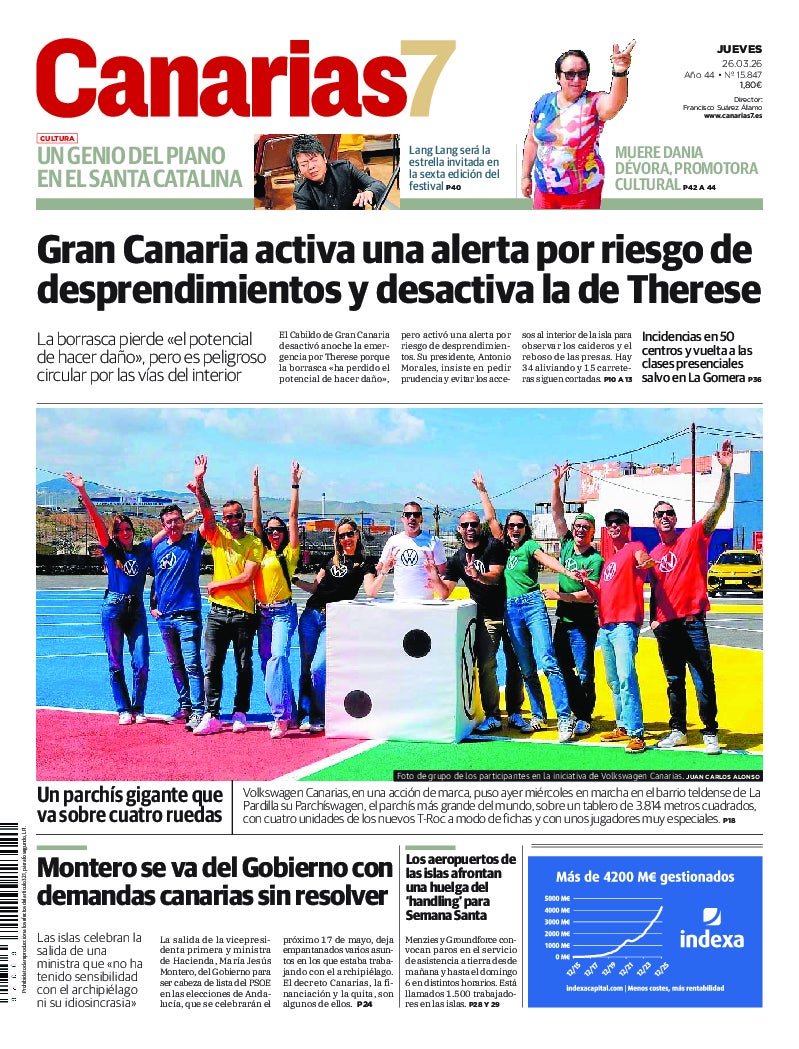 Portada Canarias7 26-03-2026