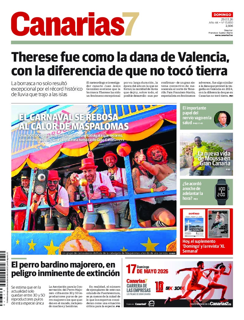 Portada Canarias7 29-03-2026