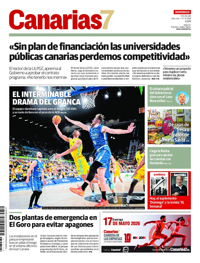 Portada Canarias7 05-04-2026