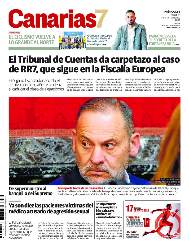 Portada Canarias7 08-04-2026