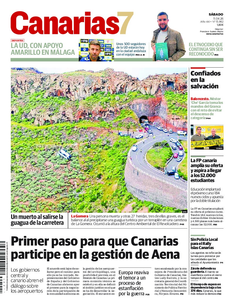 Portada Canarias7 11-04-2026