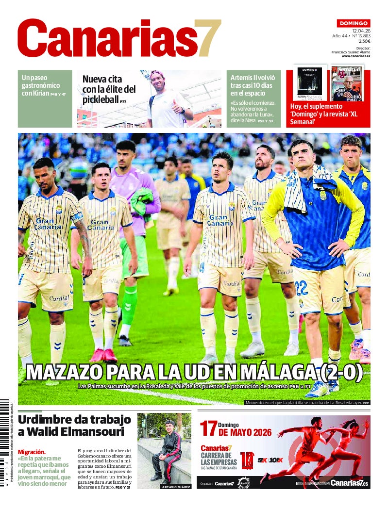 Portada Canarias7 12-04-2026