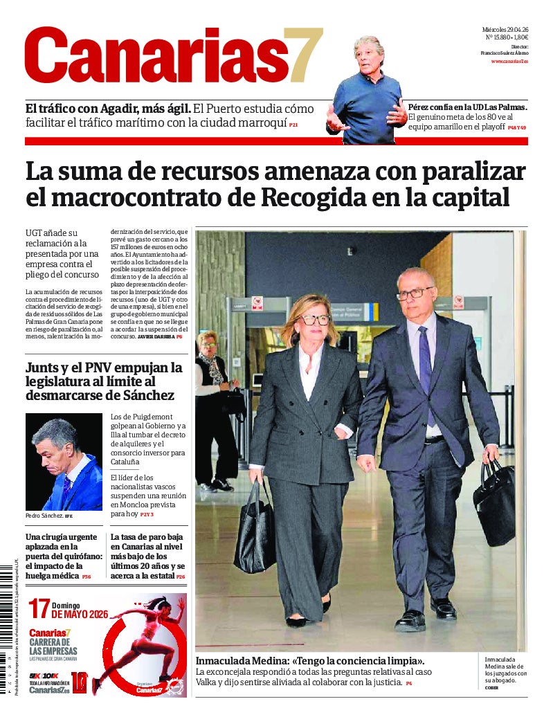 Portada Canarias7 29-04-2026