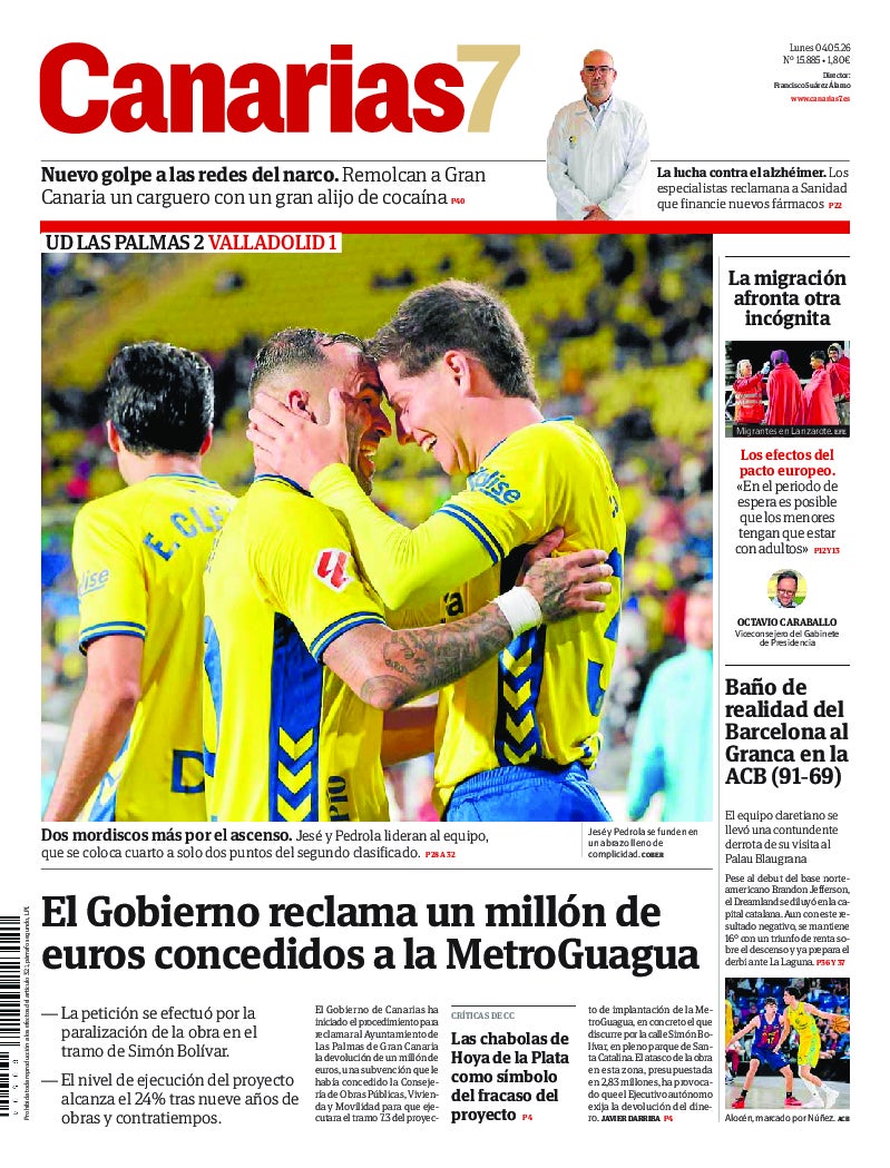 Portada Canarias7 04-05-2026