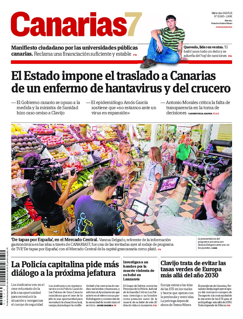 Portada Canarias7 06-05-2026