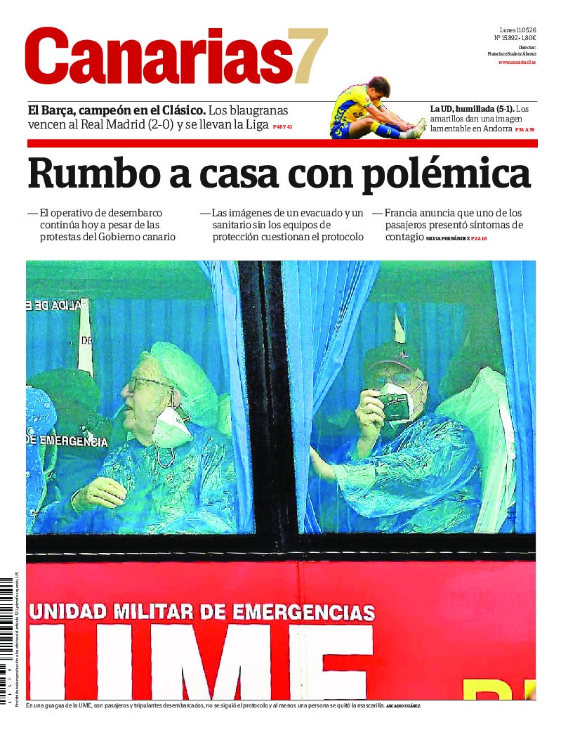 Portada Canarias7 11-05-2026
