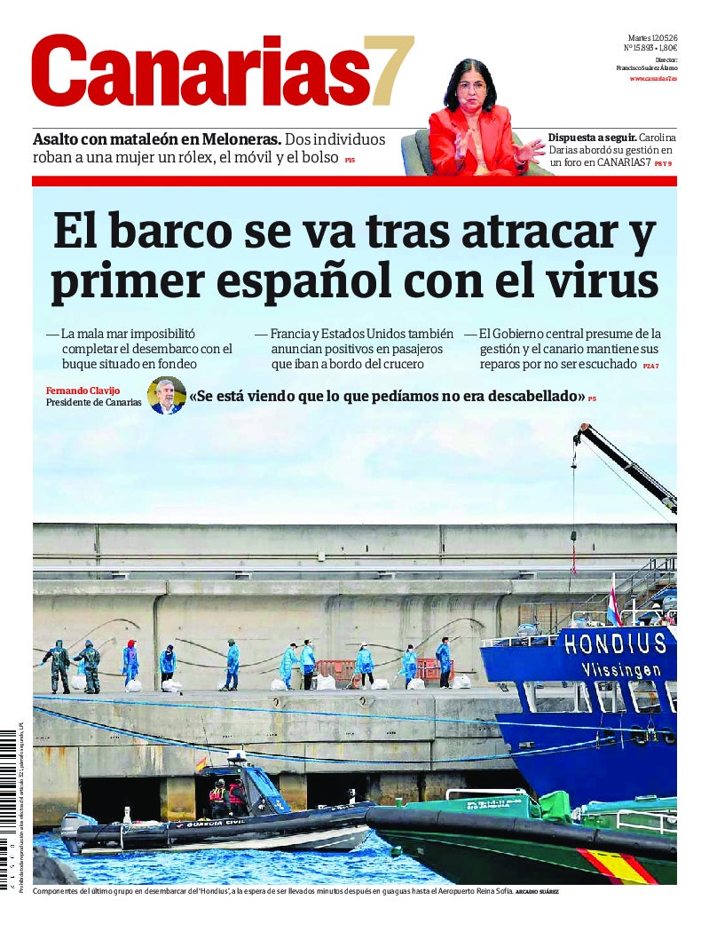 Portada Canarias7 12-05-2026