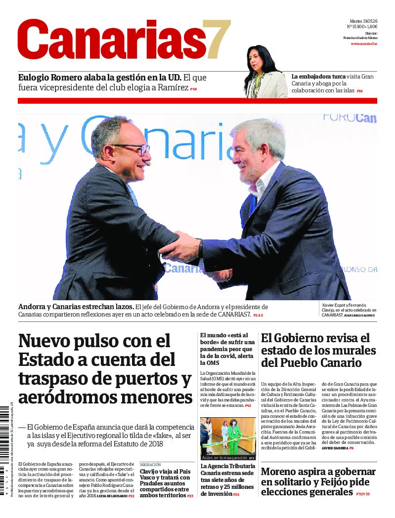 Portada Canarias7 19-05-2026