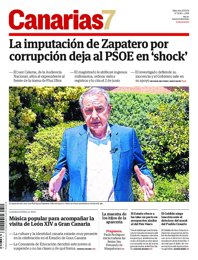 Portada Canarias7 20-05-2026