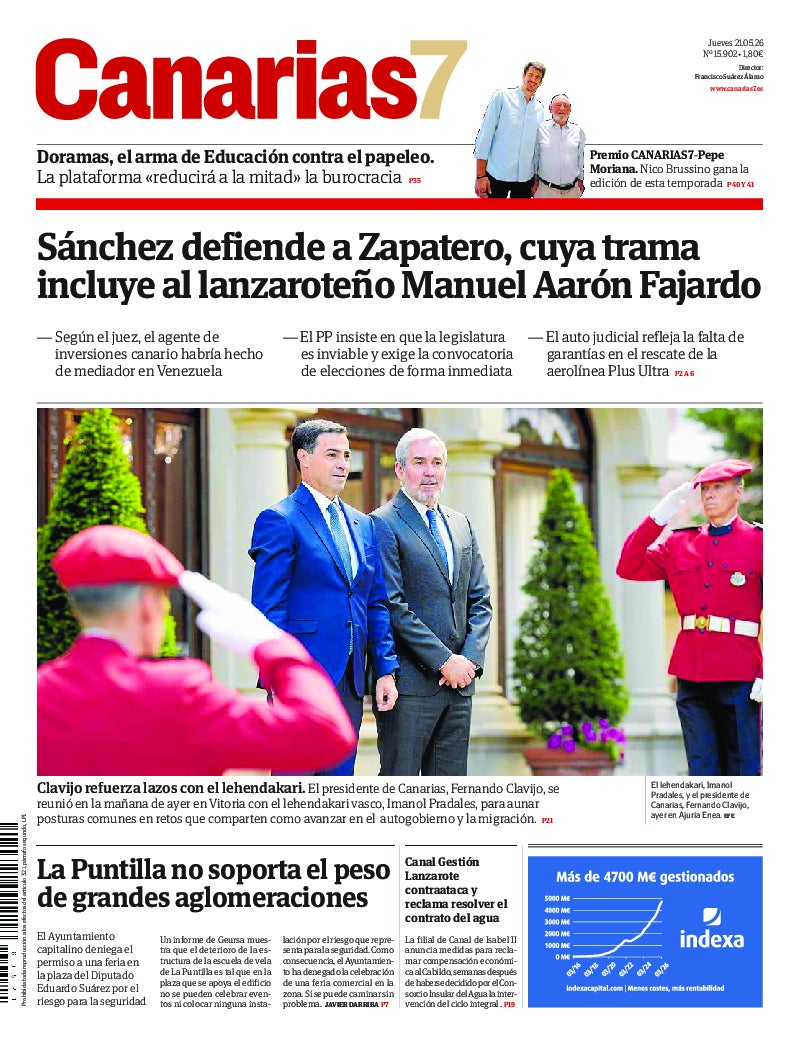 Portada Canarias7 21-05-2026
