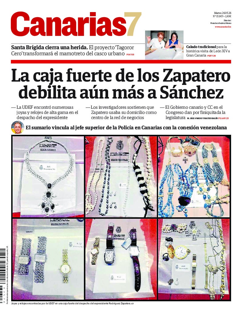 Portada Canarias7 26-05-2026