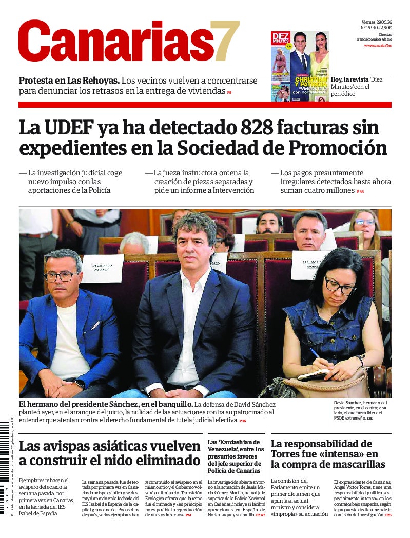 Portada Canarias7 29-05-2026