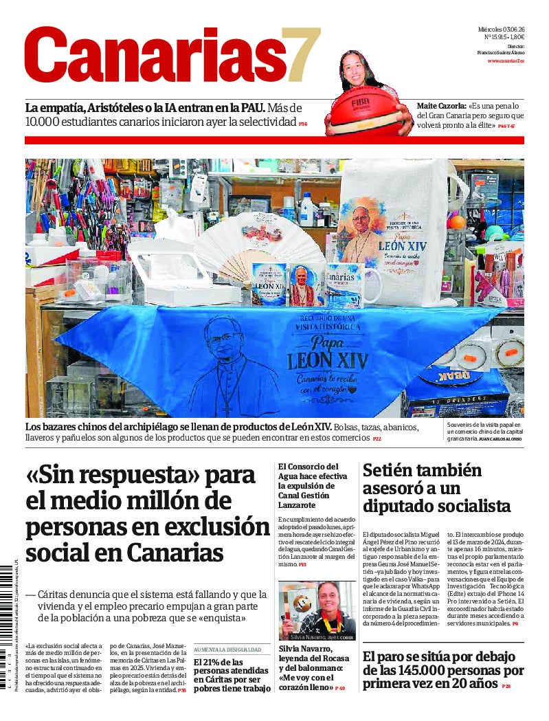 Portada Canarias7 03-06-2026