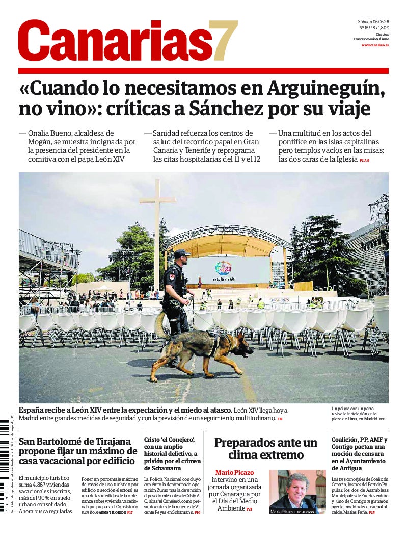 Portada Canarias7 06-06-2026