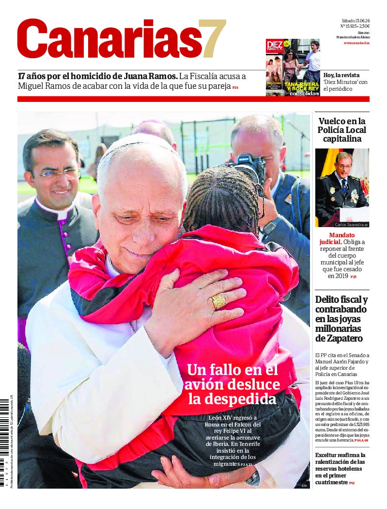 Portada Canarias7 13-06-2026