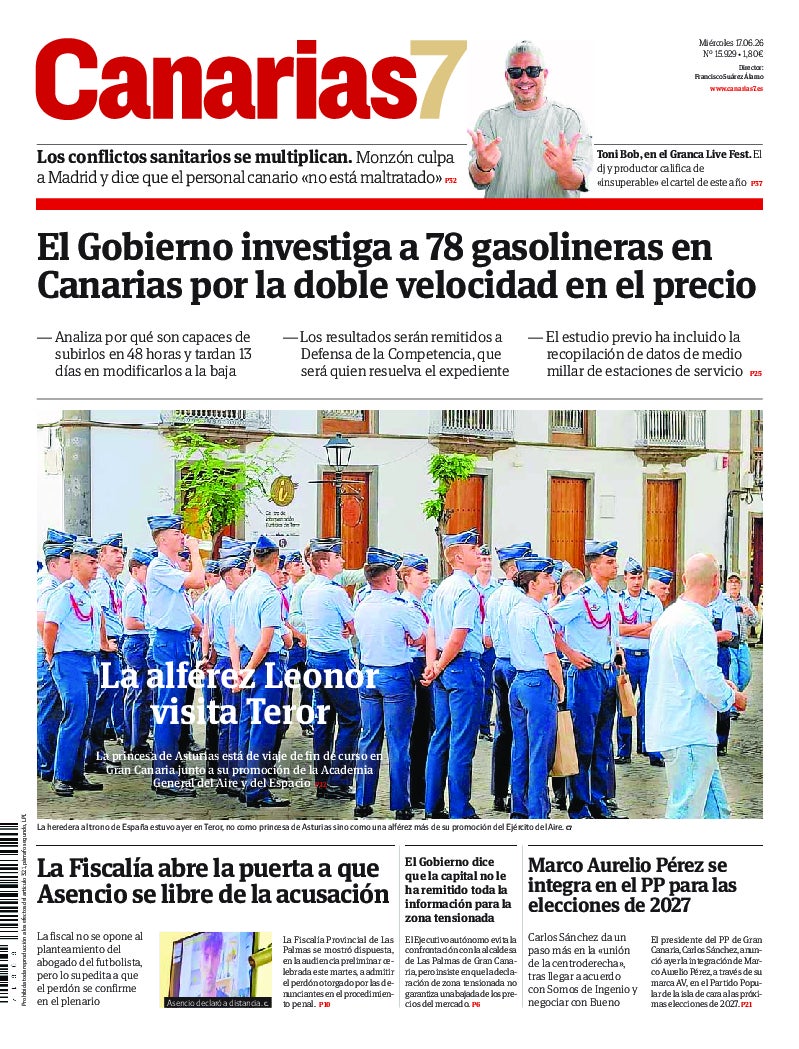 Portada Canarias7 17-06-2026
