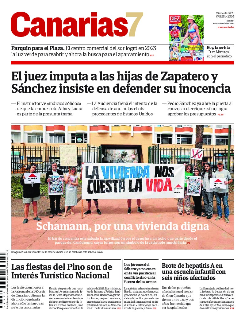 Portada Canarias7 19-06-2026