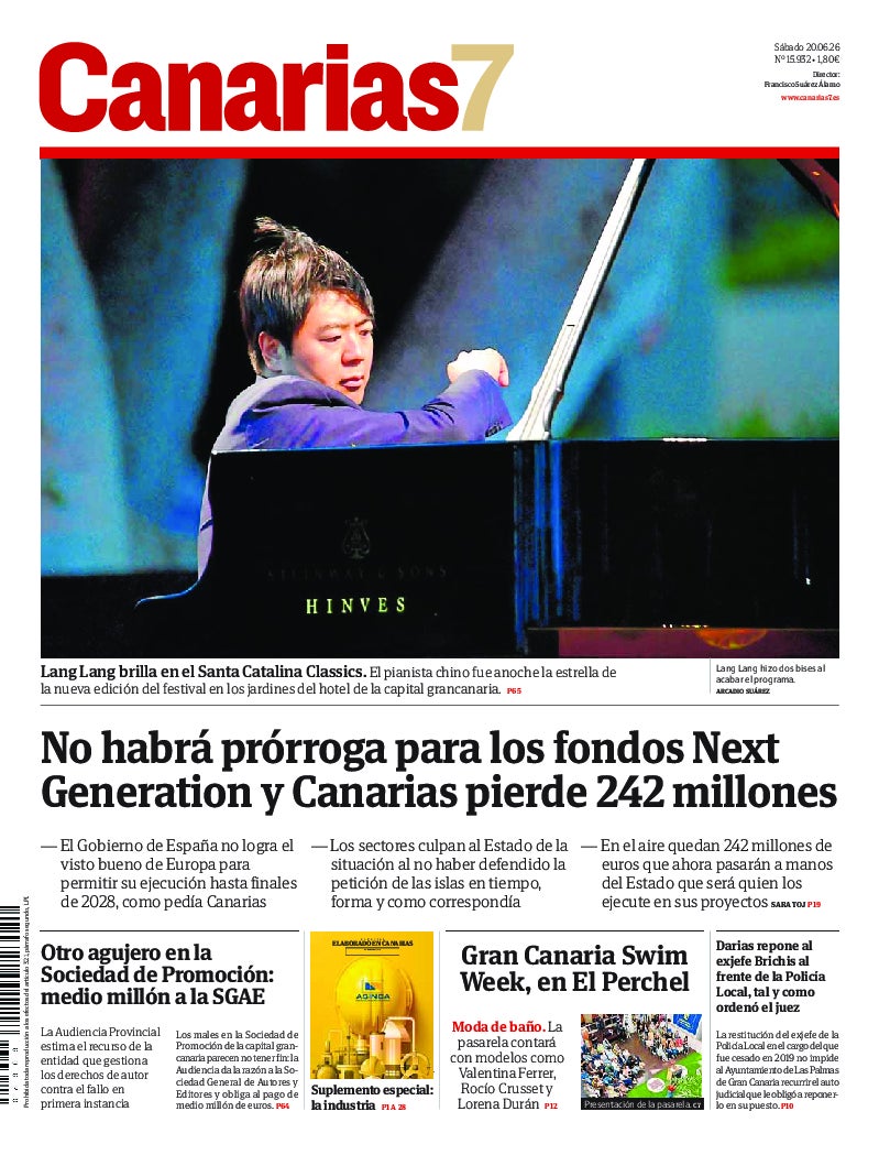 Portada Canarias7 20-06-2026