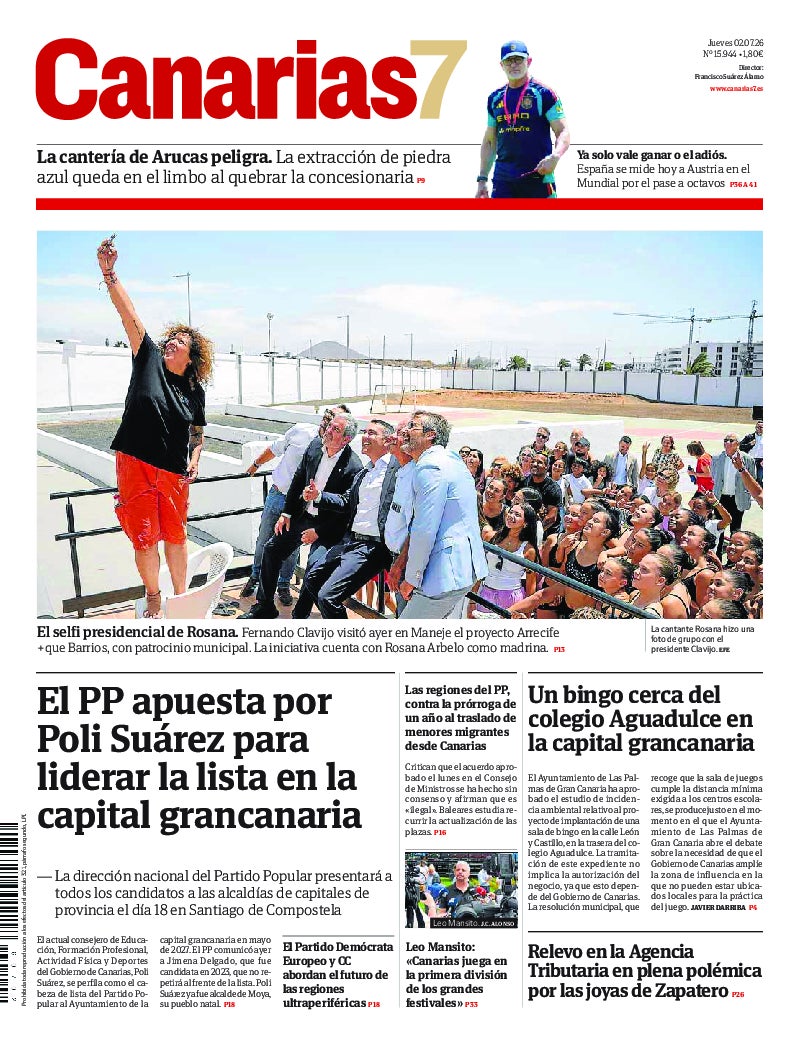 Portada Canarias7 02-07-2026