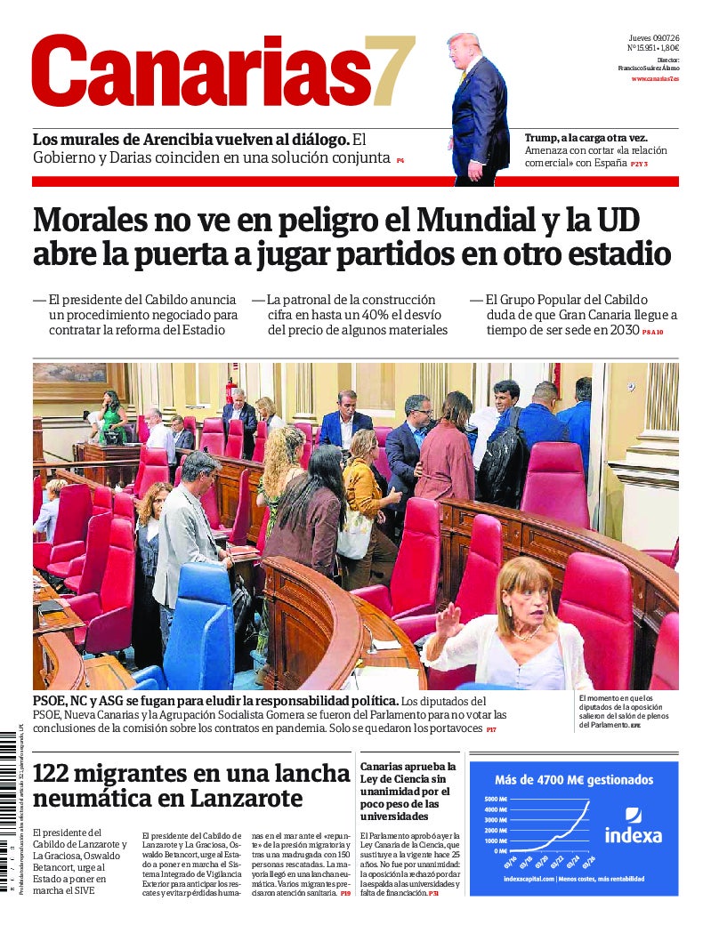 Portada Canarias7 09-07-2026
