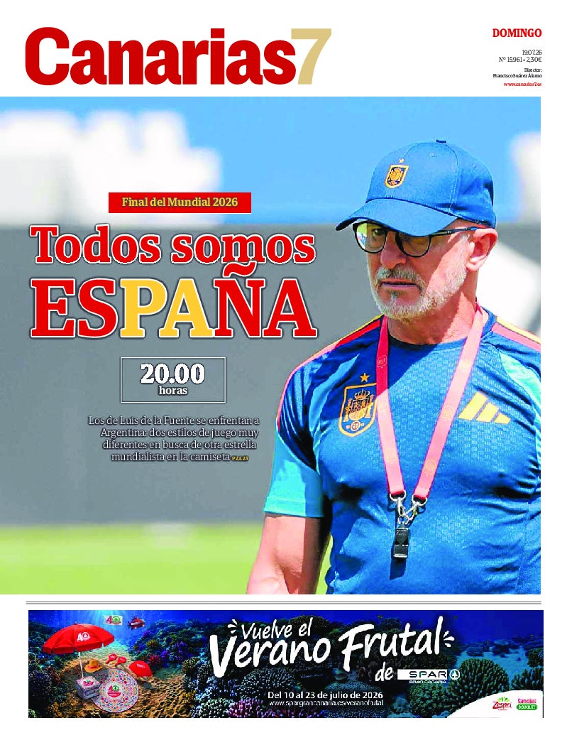 Portada Canarias7 19-07-2026