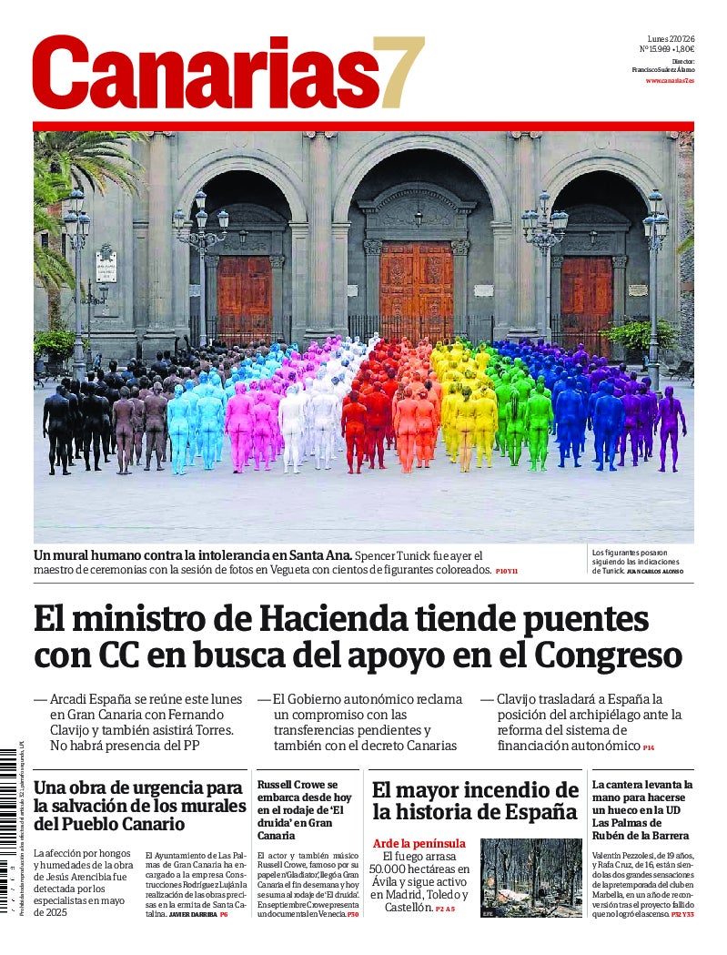 Portada Canarias7 27-07-2026