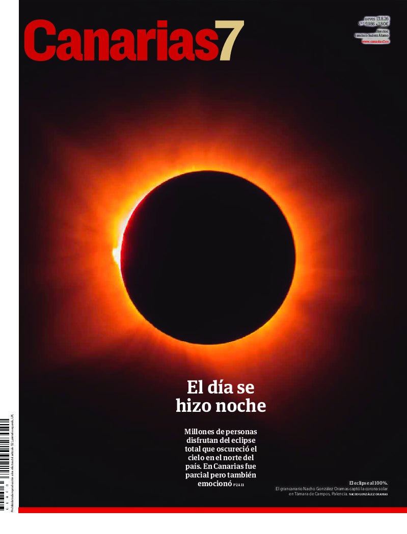 Portada Canarias7 13-08-2026
