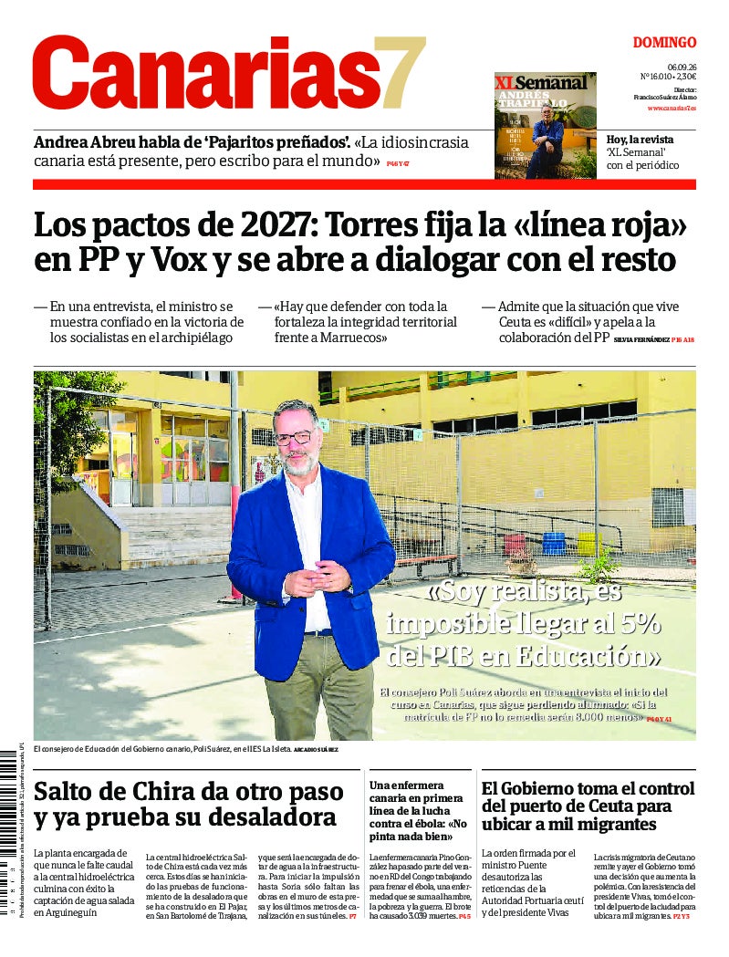 Portada Canarias7 06-09-2026