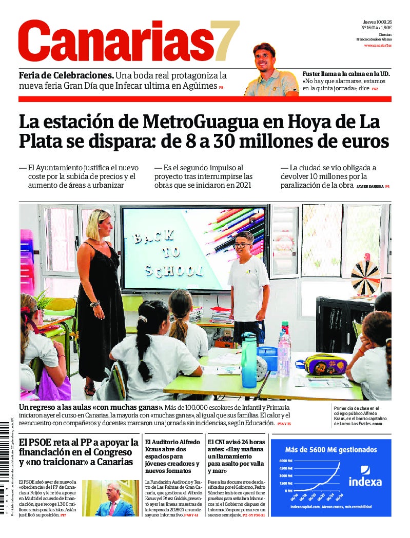 Portada Canarias7 10-09-2026