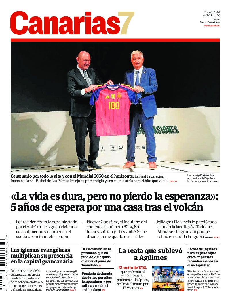 Portada Canarias7 14-09-2026