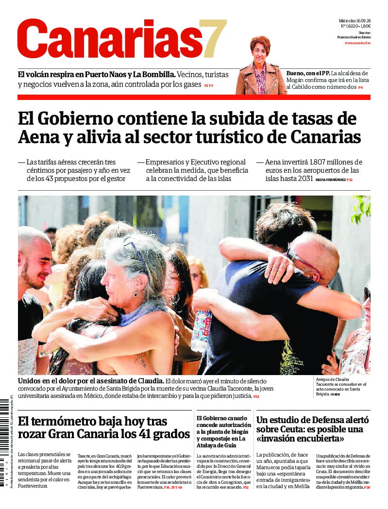 Portada Canarias7 16-09-2026