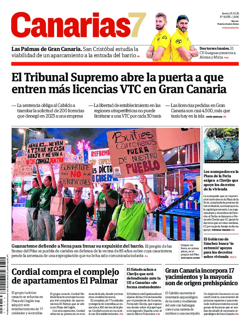 Portada Canarias7 01-10-2026
